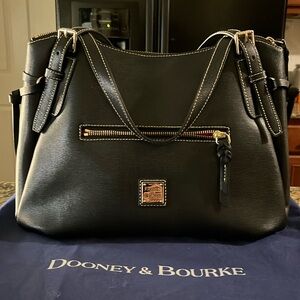 Dooney & Bourke 100% saffiano leather satchel
